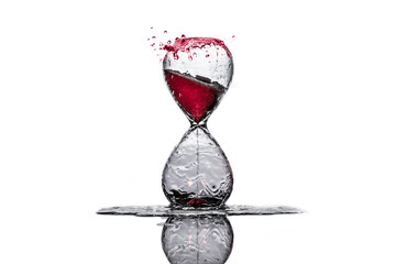 Hourglass red