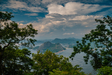 View from Sugar Loaf mountain, Rio de Janeiro, Brazil