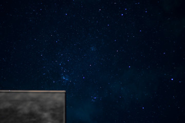 céu noturno estrelas © Edimar