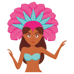 beautiful brazilian garota character