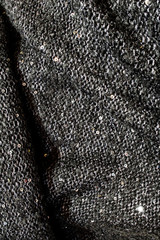 Grey Sparkly Fabric Close Up Background