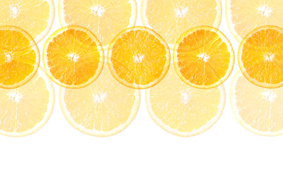 オレンジのコンポジション(アブストラクトの背景）