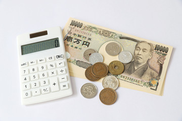 お金と電卓