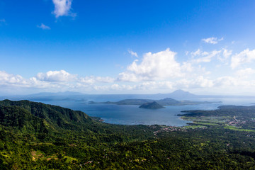 panoramic view of the tagaytay taal