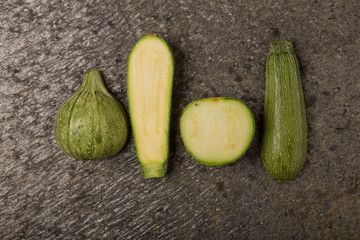 calabazas en fondo negro
