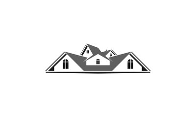 Home property vector logo