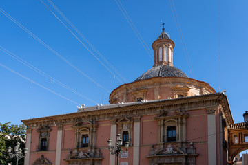 VALENCIA, SPAIN - FEBRUARY 25 : Dome of the Cathedral of Our Lady of the Forsaken in  Valencia...