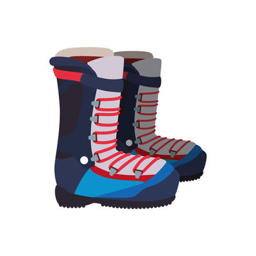 Boots Snowboard Sport Icon