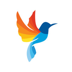 colorful bird logo