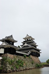 大分県中津城　Nakatu-castle in Ooita, Japan. This castle was built on sea.