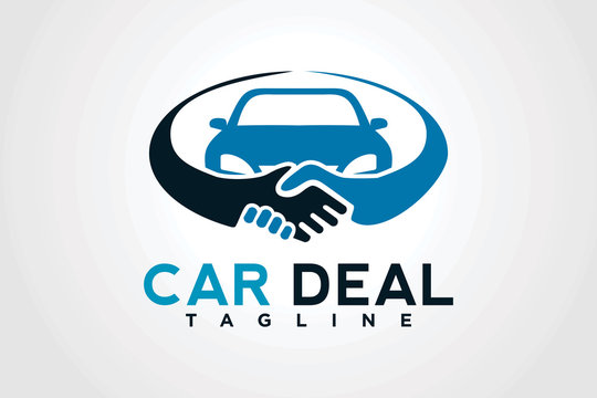 car deal logo design template