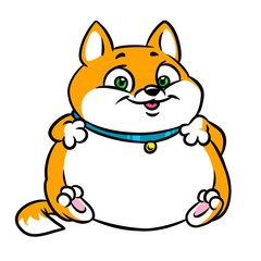  cat cartoon illustration animal character   isolated image