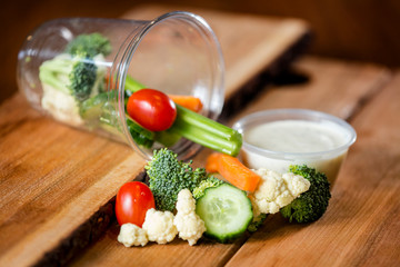fresh vegetables on a table