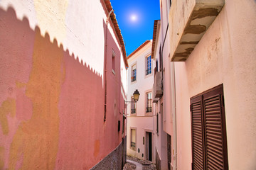Scenic Cascais streets in historic city center