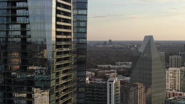 Aerial of Buckhead, Atlanta, Georgia