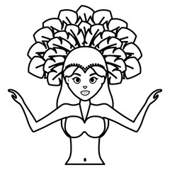 beautiful brazilian garota character