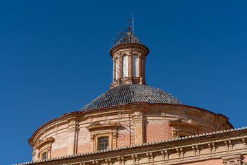 VALENCIA, SPAIN - FEBRUARY 25 : Dome of the Cathedral of Our Lady of the Forsaken in  Valencia...