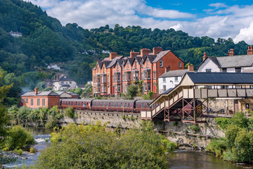 Llangollen town historic railway station