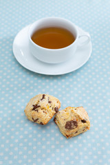 チョコチップとオレンジのスコーン