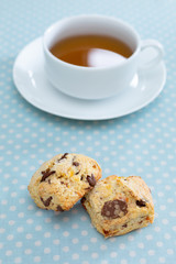 チョコチップとオレンジのスコーン
