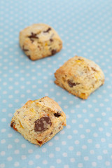 チョコチップとオレンジのスコーン