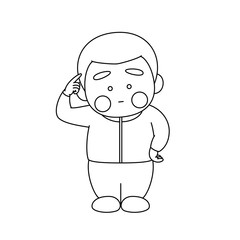 少年キャラクター困る