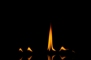 Fire flames background