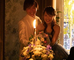 結婚式　キャンドルサービス