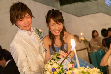 結婚式　キャンドルサービス
