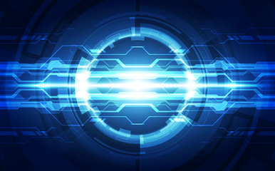 Abstract futuristic digital technology background. Illustration Vector