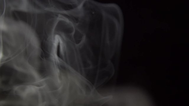 visualization of aroma on black background