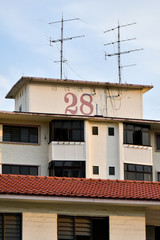 Abandon old housing estate