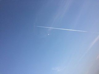 airplane in sky