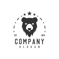bear logo vector