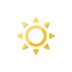 Weather icon / color version ( sun , sunny day ) 