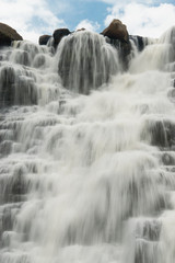 Fototapeta na wymiar The Tirathgarh Waterfalls