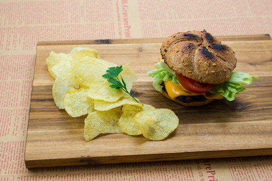 homemade craft burgers