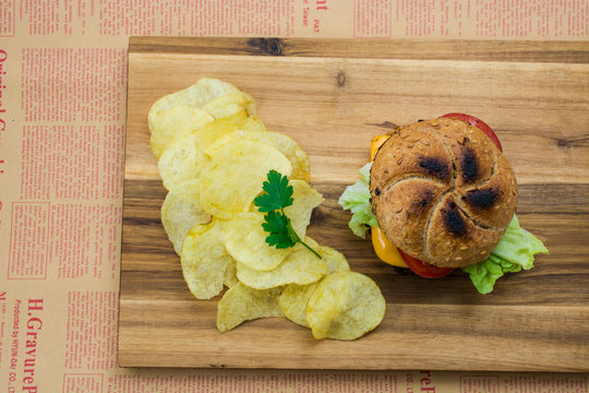 homemade craft burgers