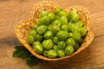 Gooseberries in the bowl