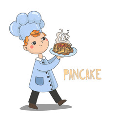 Vector pancakes illustration. Vector pancakes illustration. Great Russian holiday.