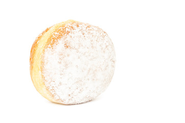 Einzelner Krapfen aufgestellt