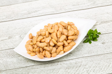 Baked white bean