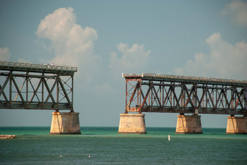 Alte Brücke zwiwchen Florida Keys, USA