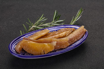 Pickled herring caviar