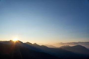 Fototapeten Sunrise on Cima d'Asta group mountains, Trentino, Italy     © Francesco