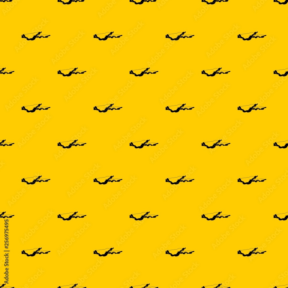 Poster snow pattern seamless vector repeat geometric yellow for any design