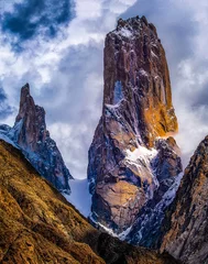 Papier Peint photo autocollant K2 Rocks Trango tower in the Karakoram mountains