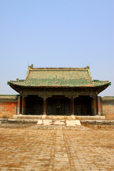 Fototapeta premium traditional Chinese architectural style walls and gates, China
