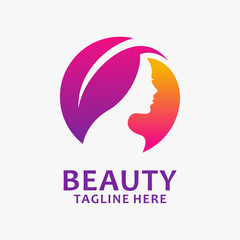 Beauty woman logo design