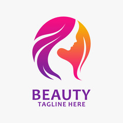 Beauty woman logo design